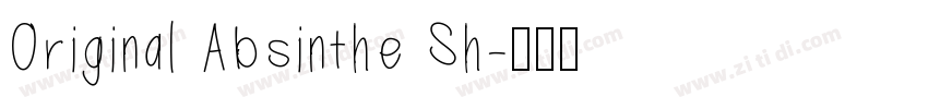 Original Absinthe Sh字体转换